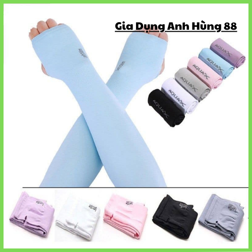 ถุงมือกันแดดแบบฟลิปฟลอป Aqua X สีสันสดใส - GDAH88