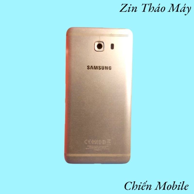 SS Galaxy C9 Pro ฝาหลัง (SM C900F DS) - ส่วนประกอบสังกะสีปอกเปลือก [120]