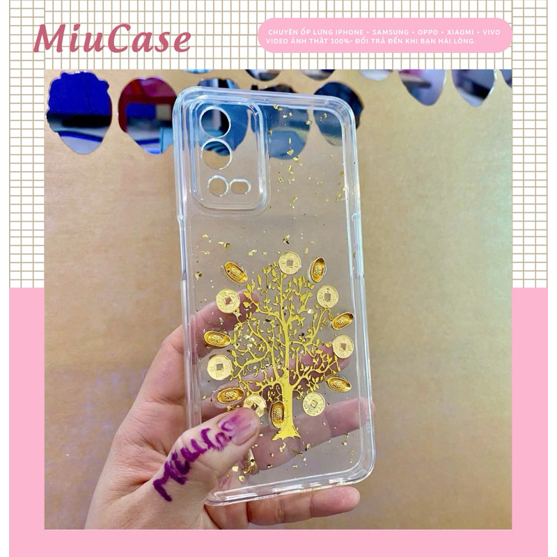 Vl053 เคส iPhone คริสตัล Lucky Fortune Tree โปร่งใส ป้องกันกล้อง- P6/6s/7/8/Plus/X/XS/11/12/13/14/15