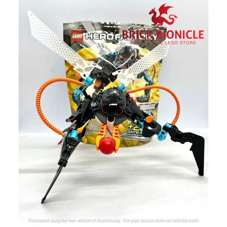 LEGO VINTAGE HERO FACTORY SG TH PH - HERO FACTORY ASSEMBLY TOY- 6228 THORNRAXX