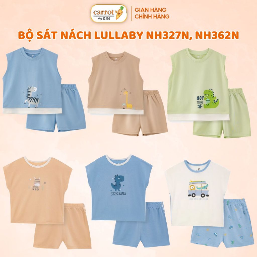 ชุดใต้วงแขน Lullaby NH327N, NH362N ทําจากผ้าฝ้าย ปลอดภัยสําหรับทารก