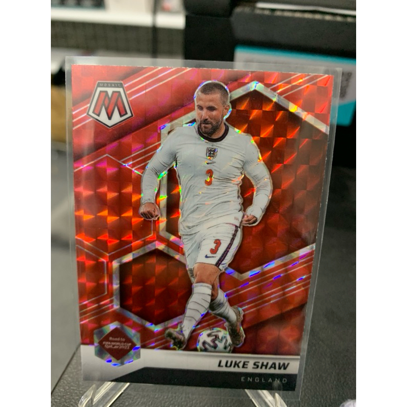 การ์ดฟุตบอล H892 Luke Shaw England Panini Mosaic WC 2022