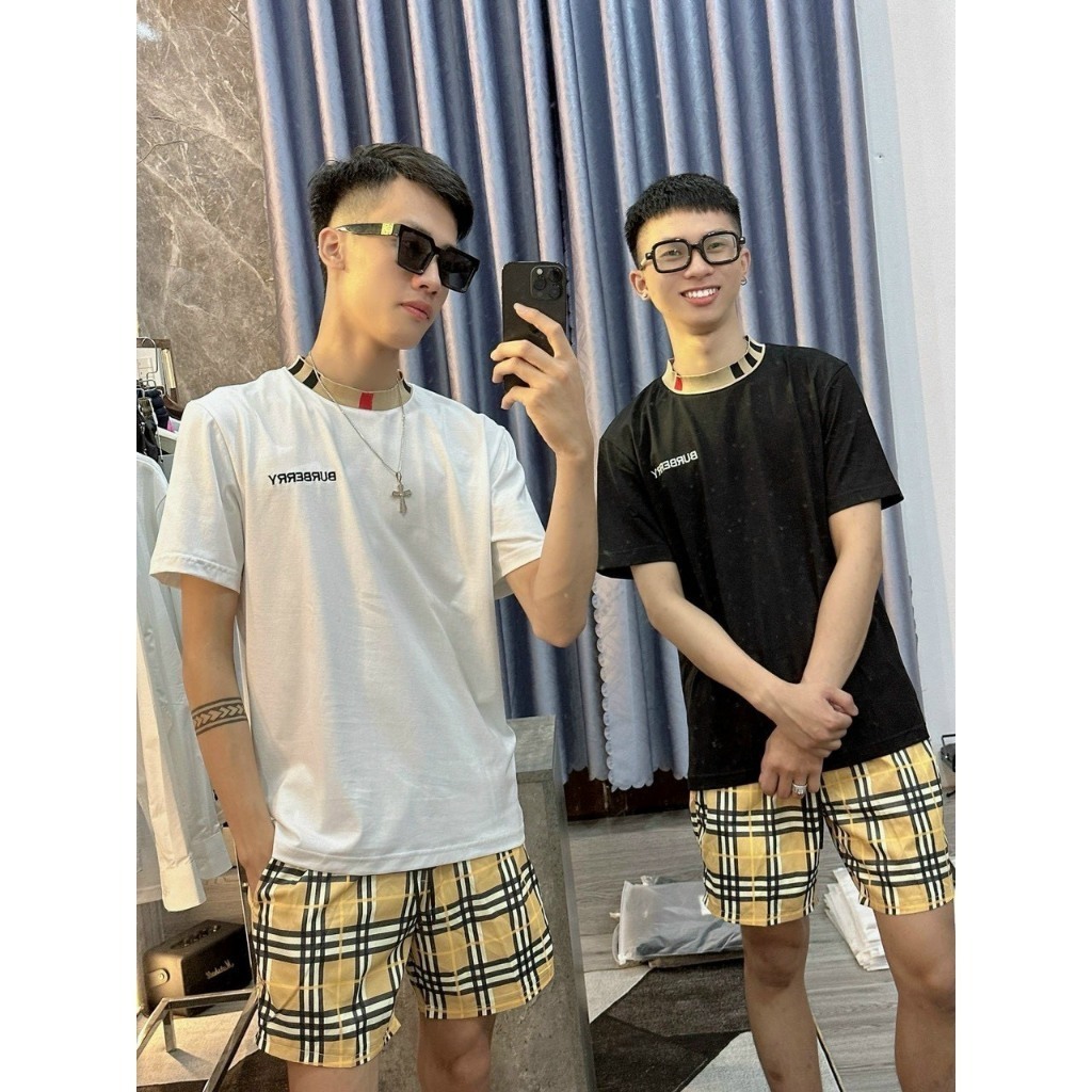 BBR ชุดเสื้อผ้าผู้ชายและผู้หญิงปกลายสก๊อตสีเหลืองที่คมชัดมาก - BBR เสื้อผ้าผู้ชายและผู้หญิงชุดคอปกตา