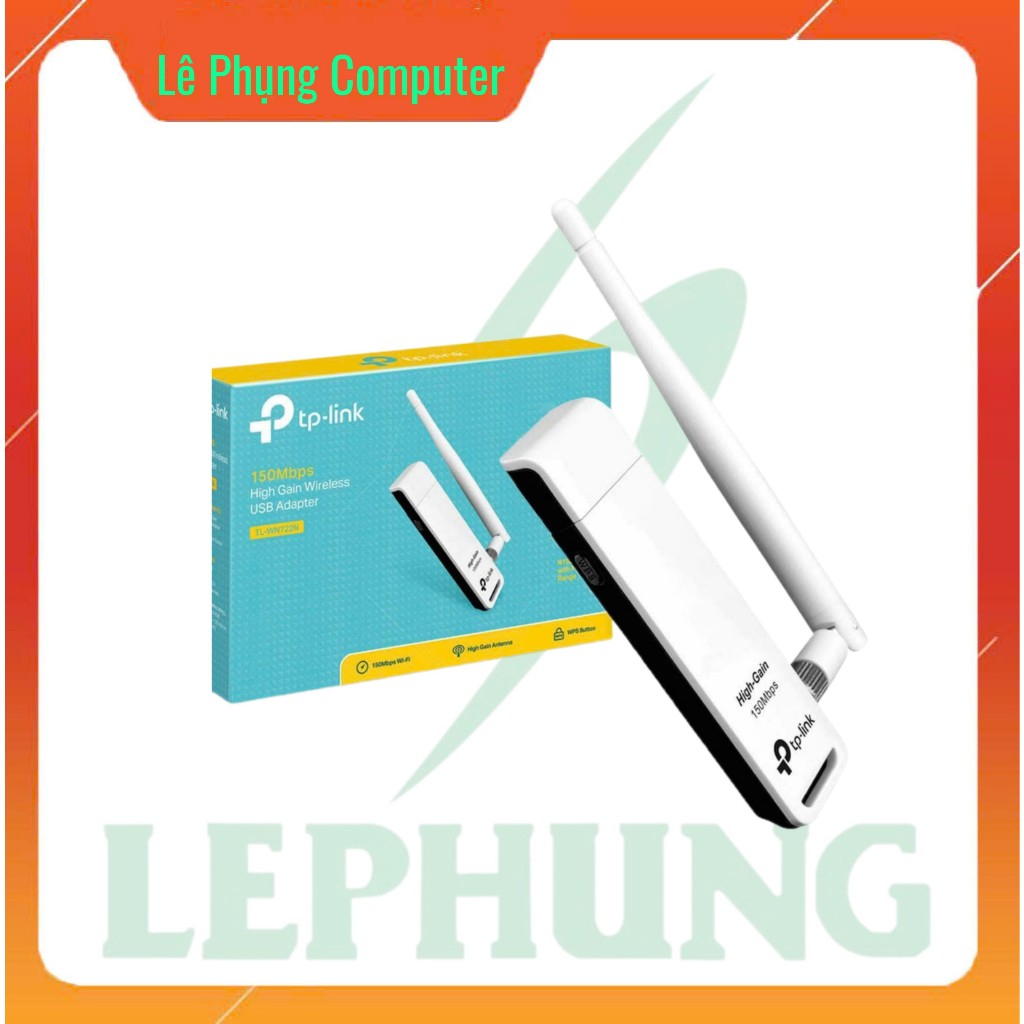 USB Wifi 150Mbps TP-Link TL-WN722N - V4 - รับประกัน 2 ปี