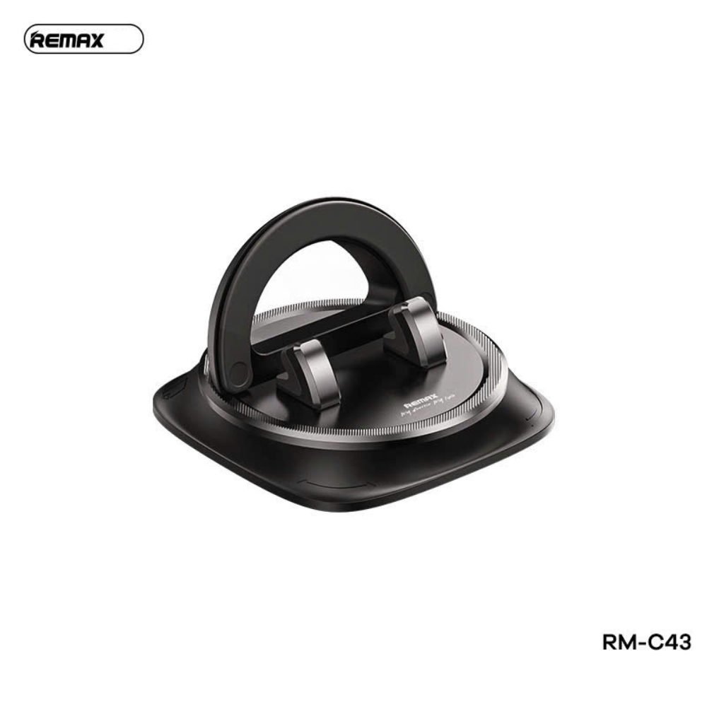 Remax RM-C43 ที่วางโทรศัพท์ในรถยนต์ หมุนได้ 360 องศา | อเนกประสงค์ - ทนทาน | โอนแนวตั้งและแนวนอนฟรี