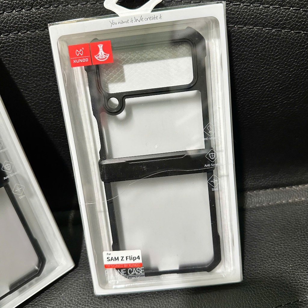 - Xundd Samsung Z Flip 7 6 5 4, Z Flip 3 5G case ปกป้องด้านหลังด้วยขอบดํากันกระแทก (999)