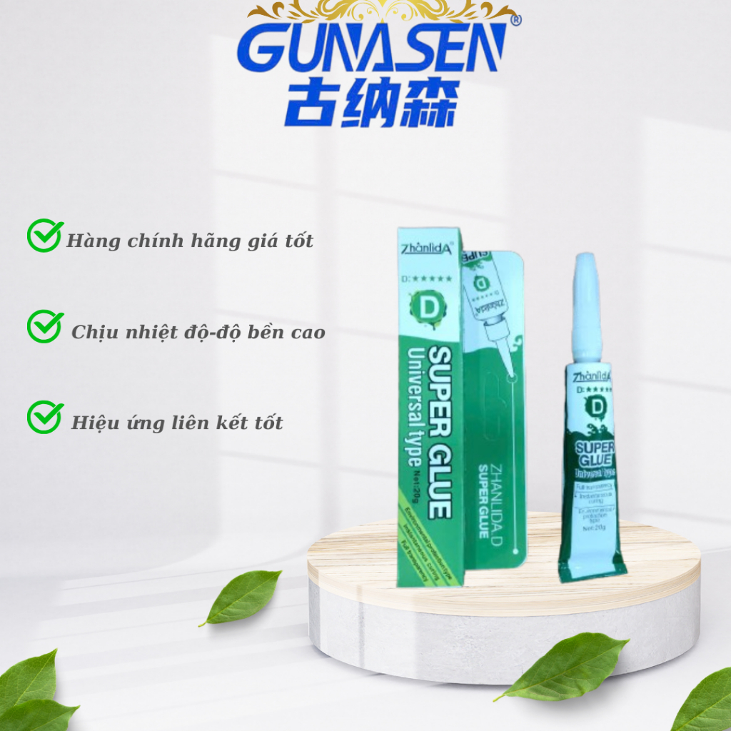 SUPER GLUE D GLUE - Special GLUE ที่สามารถใช้ได้กับหิน GLUE กระจกนาฬิกา หัตถกรรม... 20ก