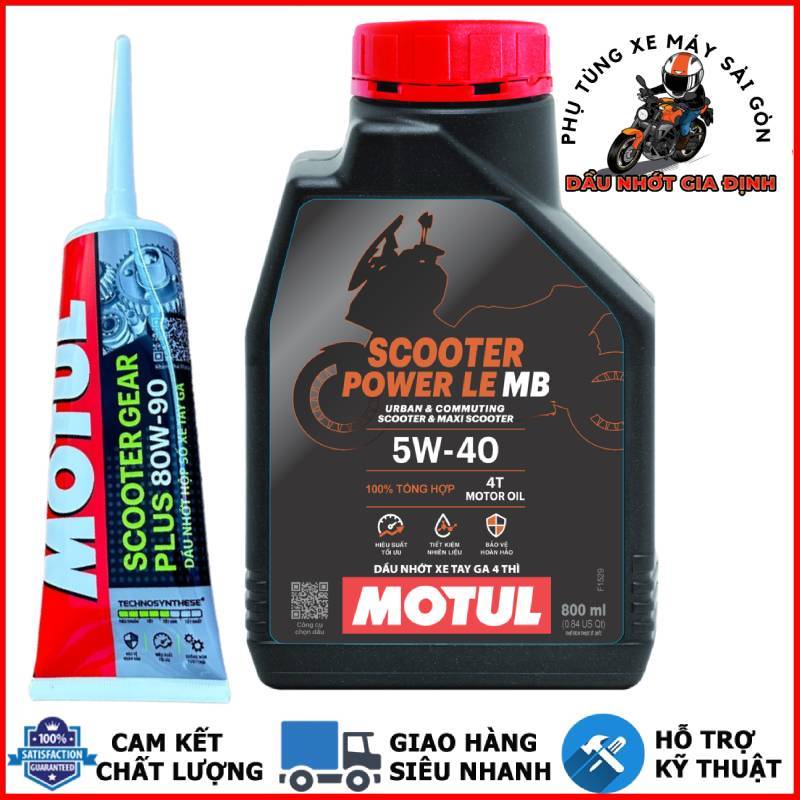 MOTUL SCOOTER POWER 5W40 SCOOTER น้ํามันและยาง Motul