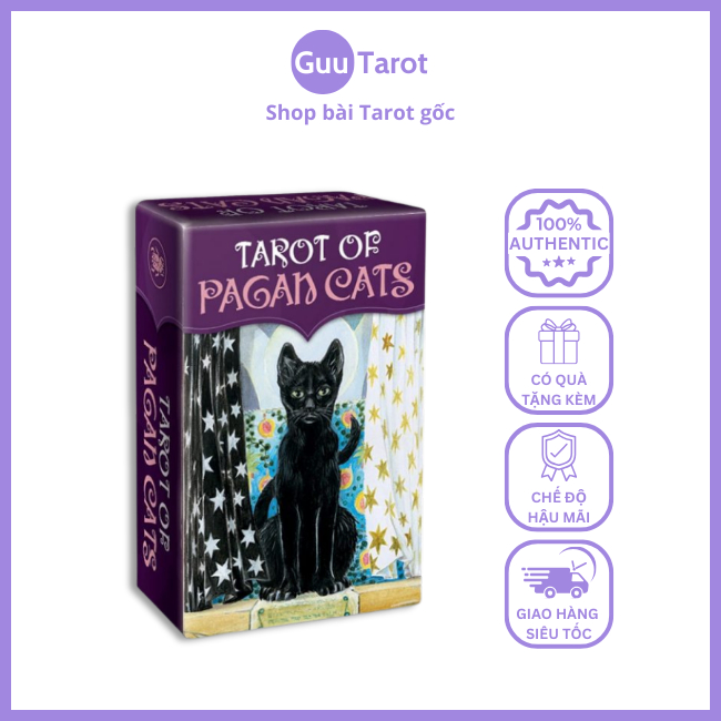 Tarot of Pagan Cats Deck - Mini Edition (Guu Tarot Shop)