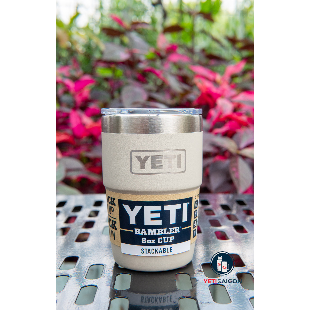 { YETI SAIGON } YETI Rambler 8oz Stackable Cup พร้อม MAGSLIDER LID - 12 เดือน