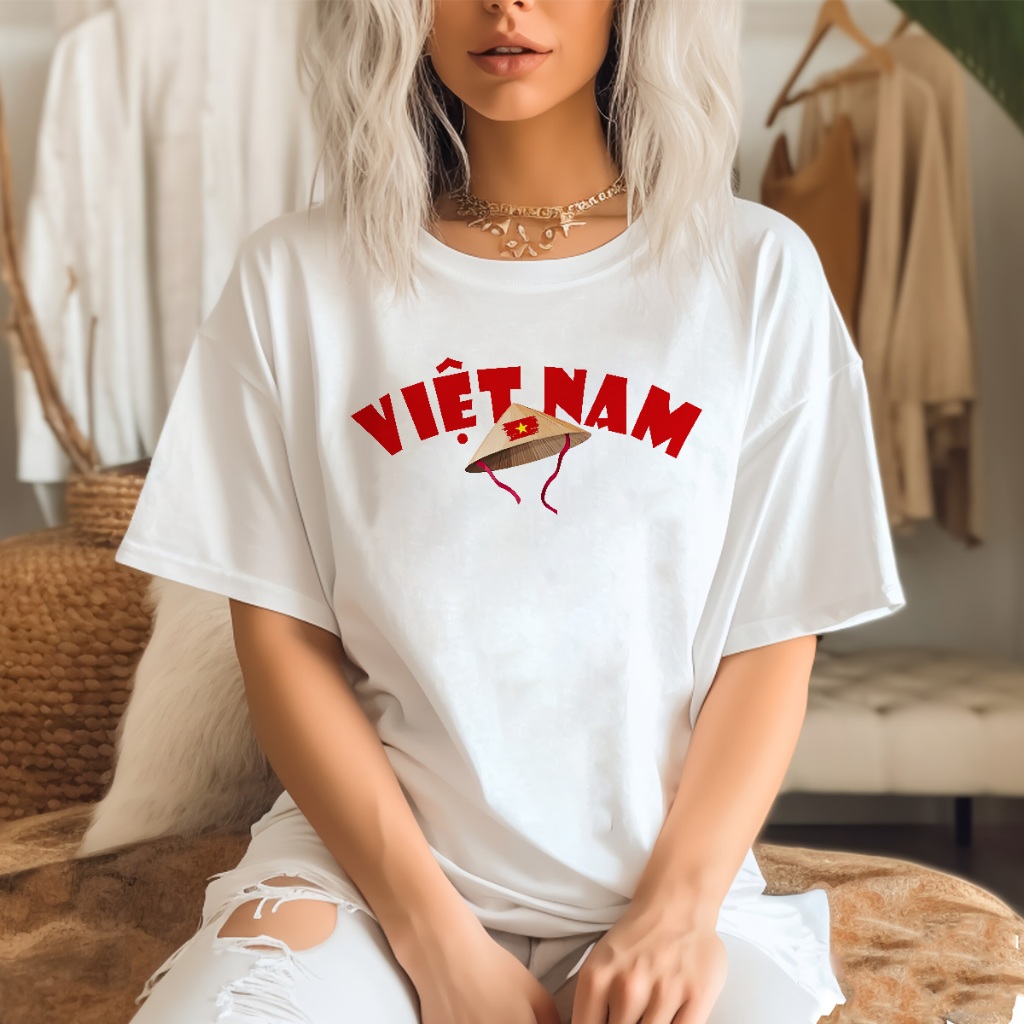 เสื้อยืดเวียดนาม Freedom Warm No Happiness I love Vietnam Local Brand Unisex 590