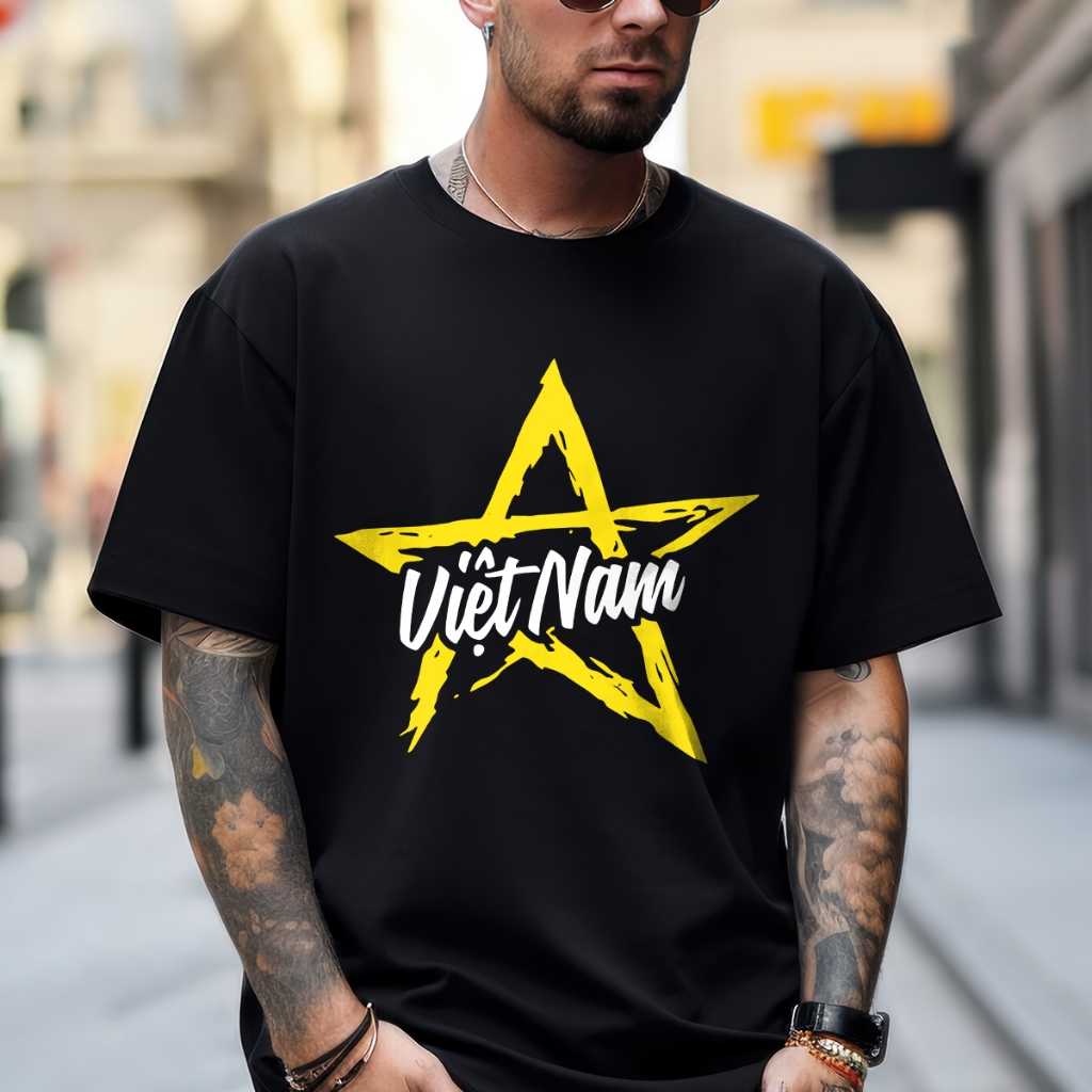 เสื้อยืดเวียดนาม Freedom Warm No Happiness I love Vietnam Local Brand Unisex 592