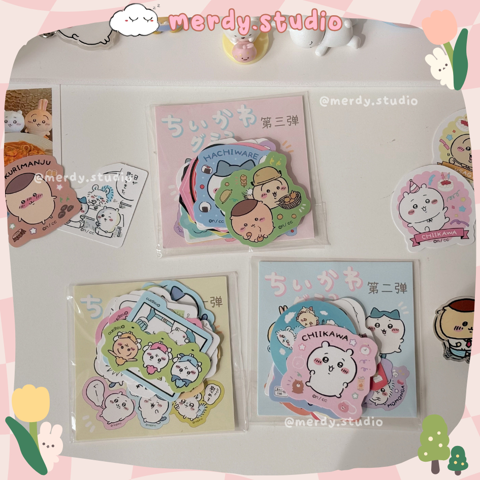 สติ๊กเกอร์ Chiikawa Comic มากมายถุง
