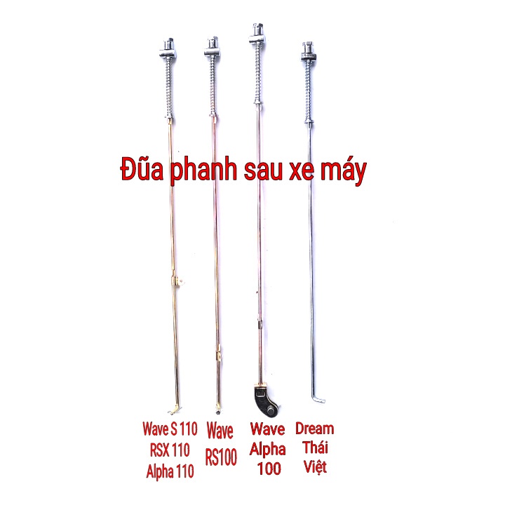 มือเบรกหลัง Wave S110, RSX110, Alpha110, RS100, Alpha100, Dream Thai Viet