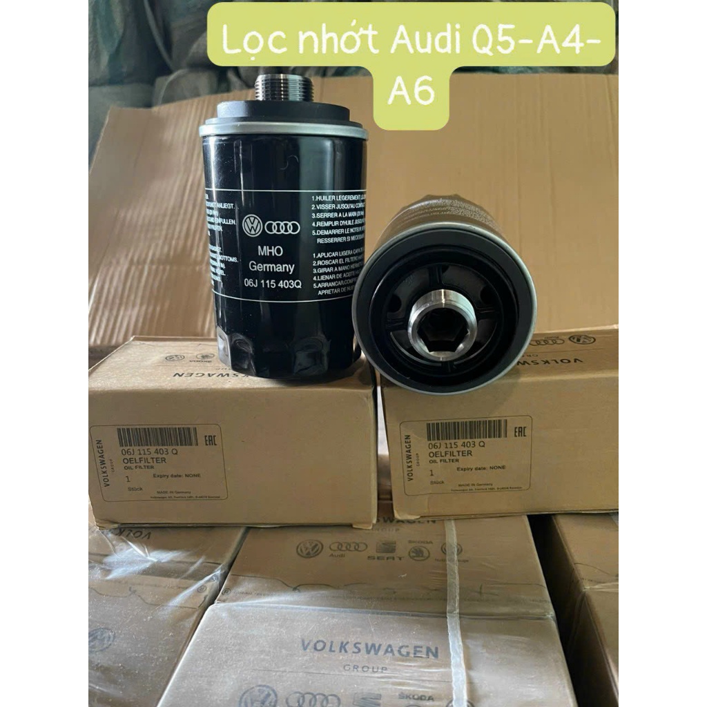 กรองน้ํามันเครื่อง Audi Q5, A4, A6 รหัส OEM 06J 115 403 Q