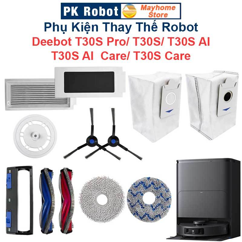 Deebot T30S Pro/ T30S/ T30S AI/ T30S Care Robot Replacement Accessories & T30S AI Care, แปรงด้านข้าง