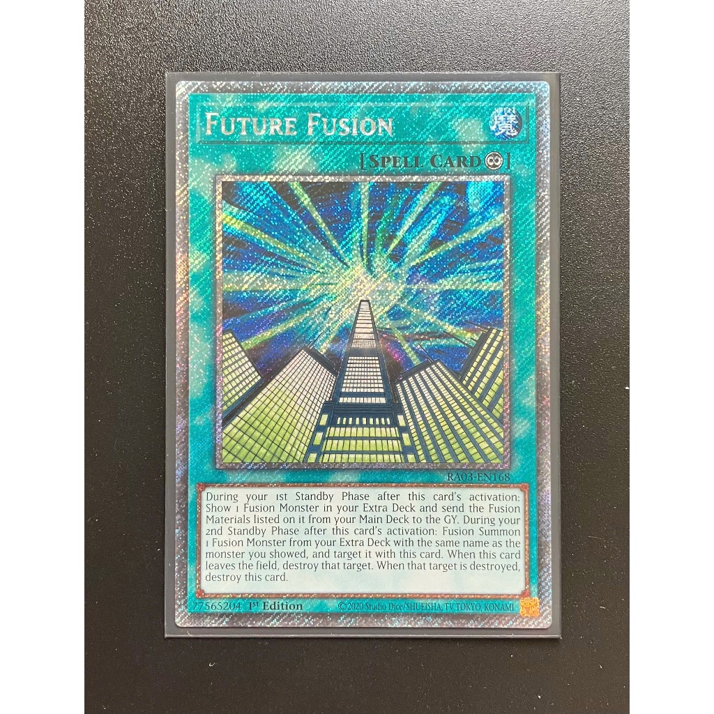 YMS - [การ์ด Yugioh] - [TCG-UK] - RA03-EN168 - Future Fusion - Platinum Secret Rare 1st Edition
