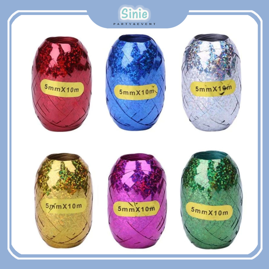 ริบบิ้นกลิตเตอร์ตกแต่ง - Sie Party