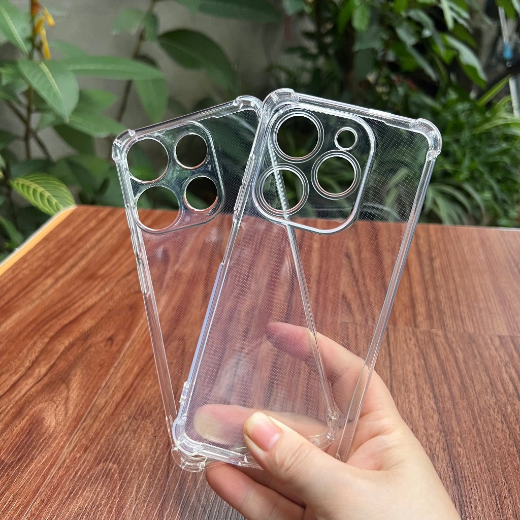 Tecno Spark GO 2023 เคส Spark GO 2024 ซิลิโคนใส และกันกระแทก 4 มุม