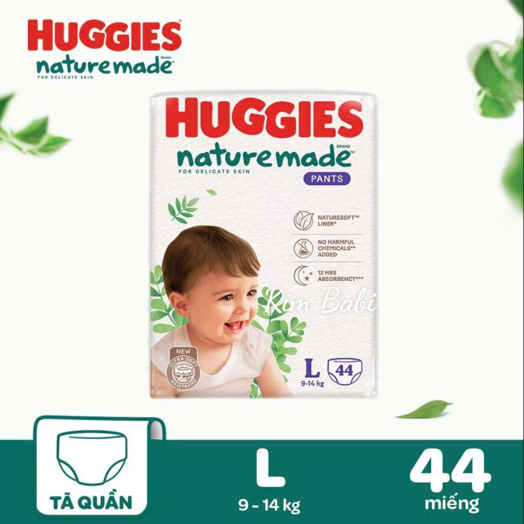 Huggies Skin Perfect and Nature Made ผ้าอ้อม/กางเกง NB60/NB70/S54/M76/S82/M64/L54/XXL26/XXXL22 ชิ้น