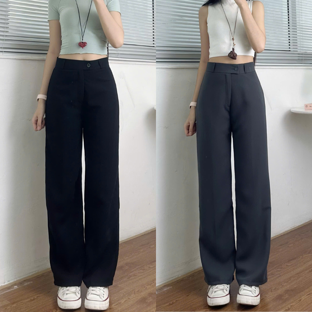 กางเกงลุยหิมะขากว้างเอวสูง Q09_P0K1