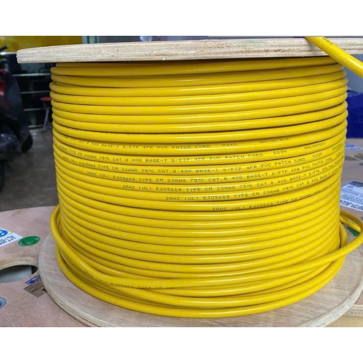 23AWG Cat8 สายเคเบิลเครือข่ายตาข่ายบิดพร้อมความเร็วแกนอ่อน 40G 2000MHz รองรับ PoE, ACT-8SFTP- BULK30