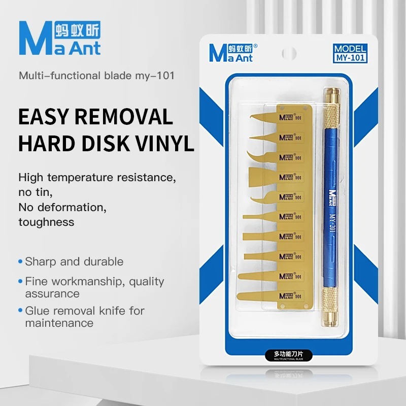MaAnt MY-101 Multifunctioal CPU IC กาวกําจัดมีดสําหรับซ่อมโทรศัพท์มือถือเมนบอร์ด NAND CPU ทําความสะอ