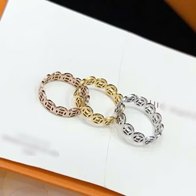 แหวนเพชรเหล็กไทเทเนียมคุณภาพสูงไม่ซีดจาง ไม่เป็นสนิม รหัส แม่7177