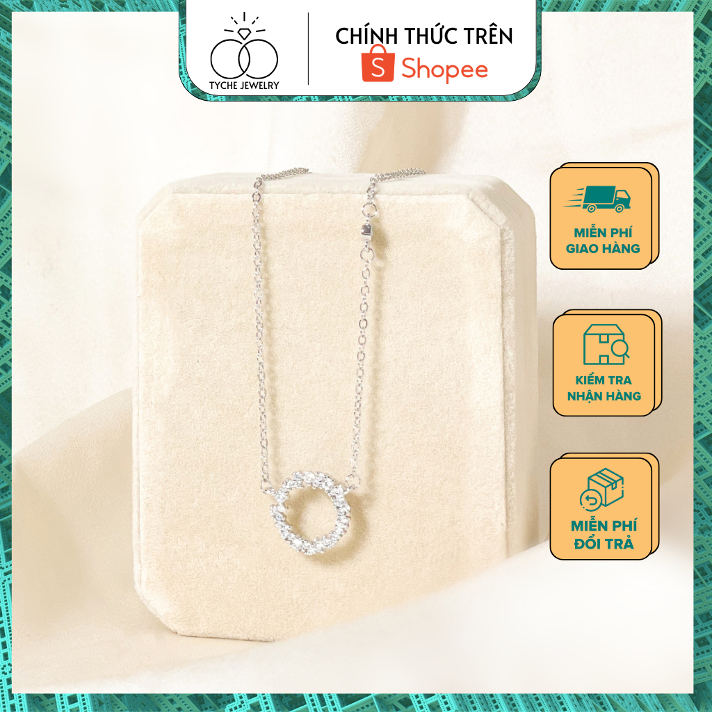 Tyche Evergreen สร้อยคอเงินผู้หญิง สไตล์เกาหลี สไตล์อ่อนเยาว์ เหมาะสําหรับใส่ไปโรงเรียนหรือออกไปข้าง