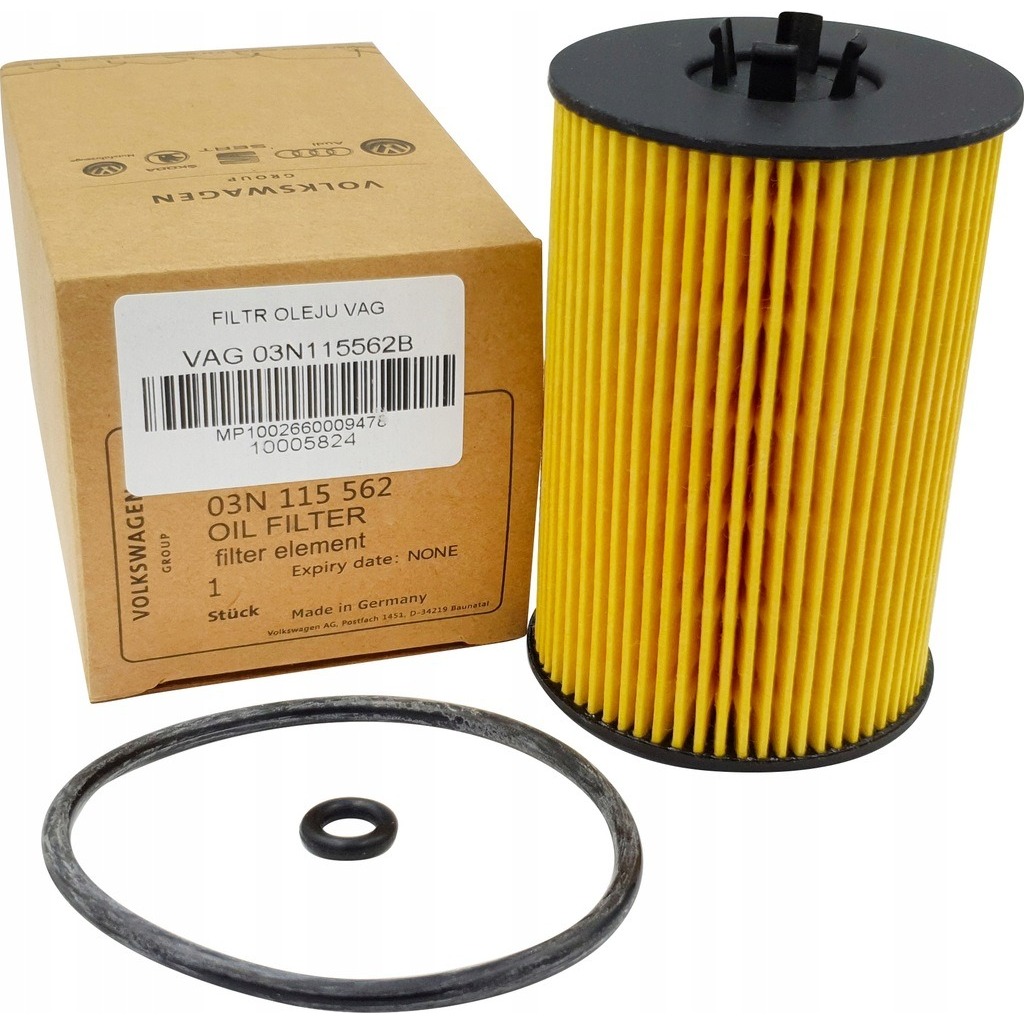 กรองน้ํามันเครื่องสําหรับ Audi A3 A4 Q3 Q5 VW Golf Passat 8V รหัส 03N115562