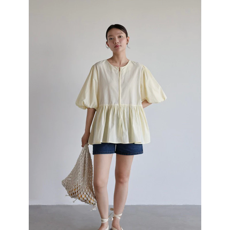 เสื้อ เบบี้ดอลล์ แขนพองหลวม | เช่น | เสื้อ Orré
