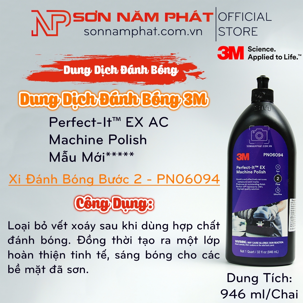 3M Step 2 Polishing Solution 06094 ขวด 946ml