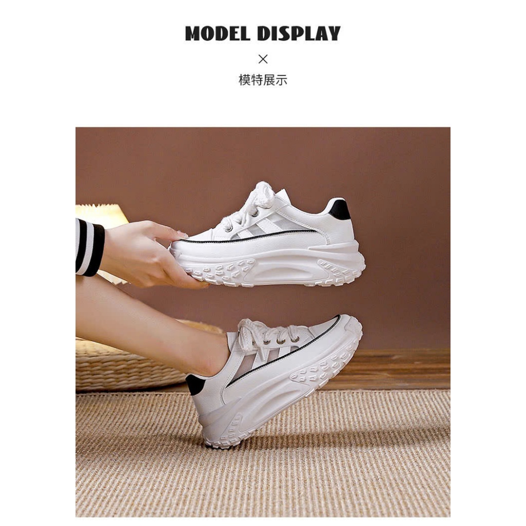 {CODE 3}5CM HIGH SOLES SPORTS SHOES QC FULL BOX