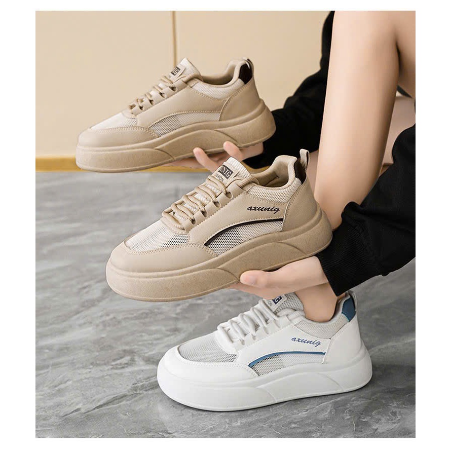 (CODE 8) 5CM HIGH BREATHABLE Mesh Cushion Sole SPORTS SHOES QC FULL BOX