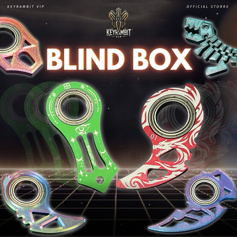 [BLINDBOX] Keyrambit Blind Box - VIP Blindbox - Keyrambit Box V45/V65/V95/V125/V175/V225 - พวงกุญแจ 