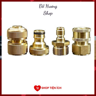 Combo Bộ khớp nối nhanh Đầu VÀO và đầu RA của máy rửa xe gia đình-FULL ĐỒNG