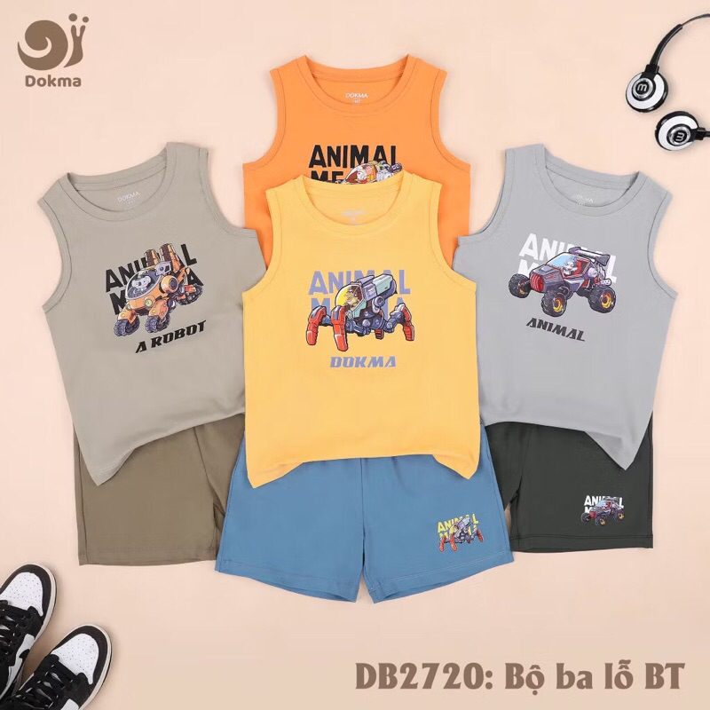 ชุดรักแร้เด็กชาย Dokma DB2720 (2-6Y) ผ้าคอตตอนสุดเท่