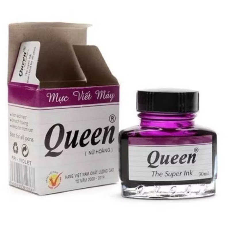 Queen Fountain Pen Ink 30ML, Fountain Pen Ink TL FPI-08/DO 40ML สําหรับเด็กนักเรียน