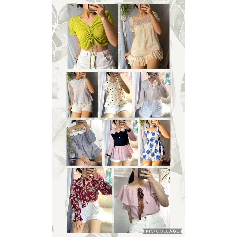 ( Preloved - Thrift ) เสื้อเบลาส์หลายสไตล์ K06-K26