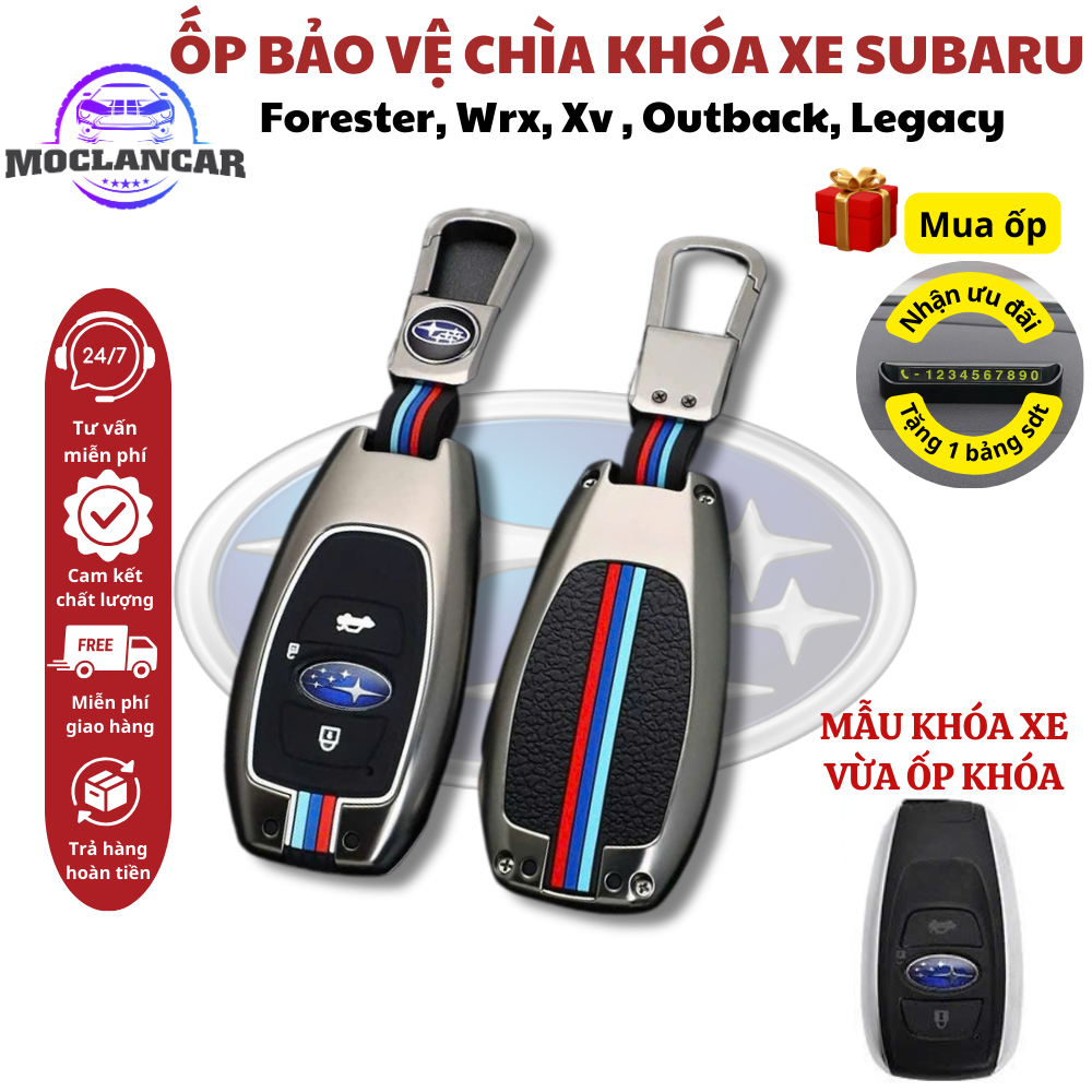 SUBARU,Subaru Forester, Wrx, Xv, Outback, ฝาครอบกุญแจโลหะ Legacy สําหรับคีย์สะท้อนแสงสําหรับเล่นกีฬา