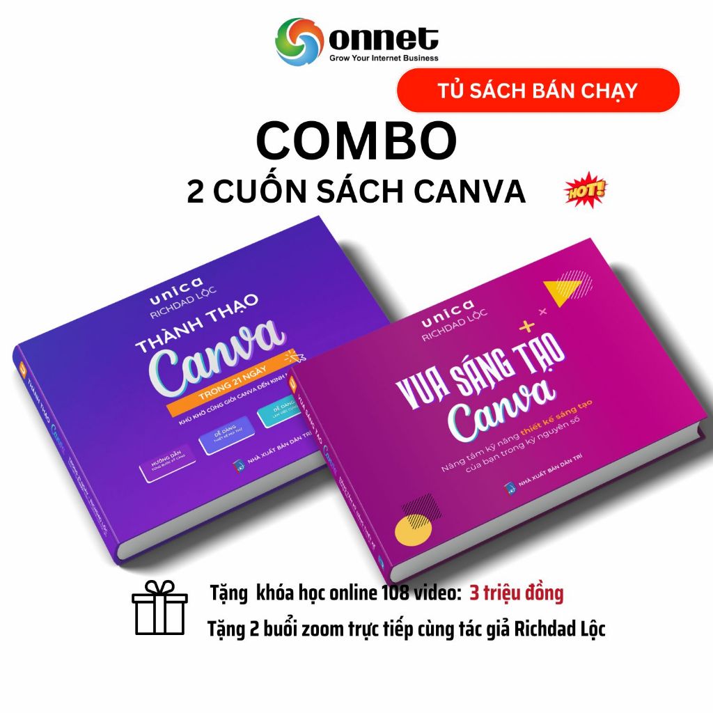 ชุด 2 เล่ม SUCCESS OF CANVA 21 DAYS + KING OF CANVA CREATION
