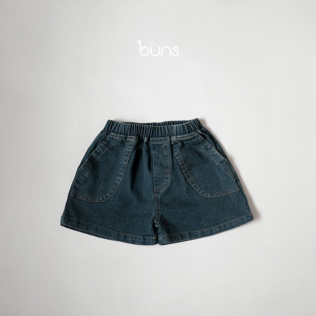 BUNS NAVY JEAN COLOR Jean Shorts สําหรับเด็กชายและเด็กหญิงตั้งแต่ 8kg~18kg