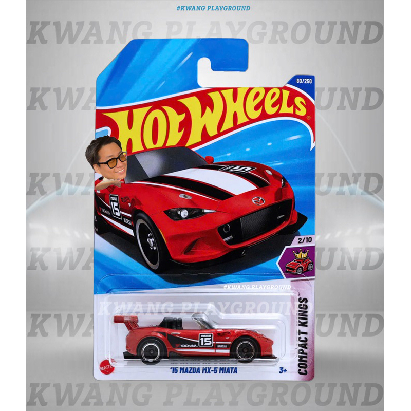 กวางสนามเด็กเล่น - Hot Wheels basic 15 Mazda MX-5 รถโมเดล Miata - Case E 2025