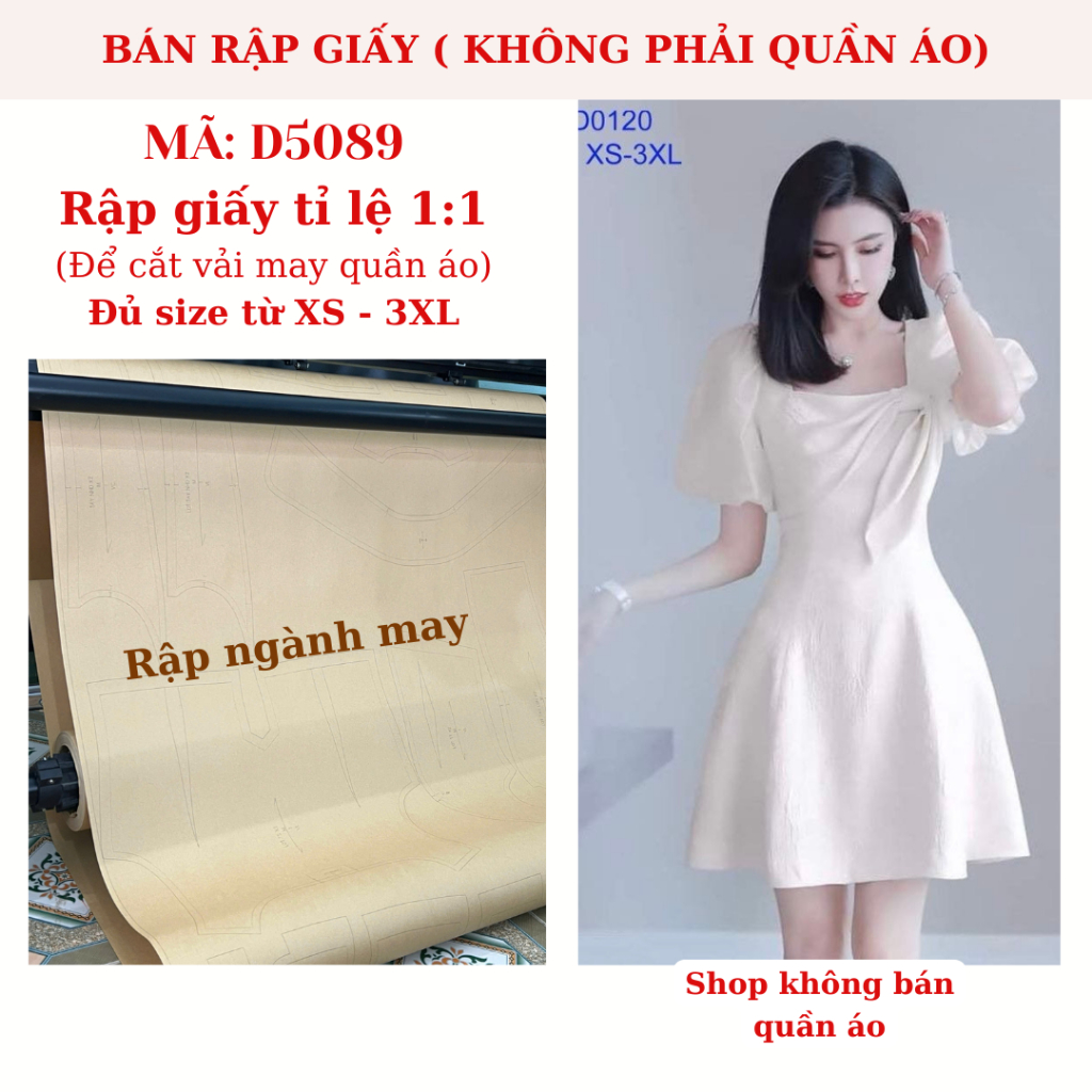 DRESSES CODE D5089 (NOT PRE-CUT)