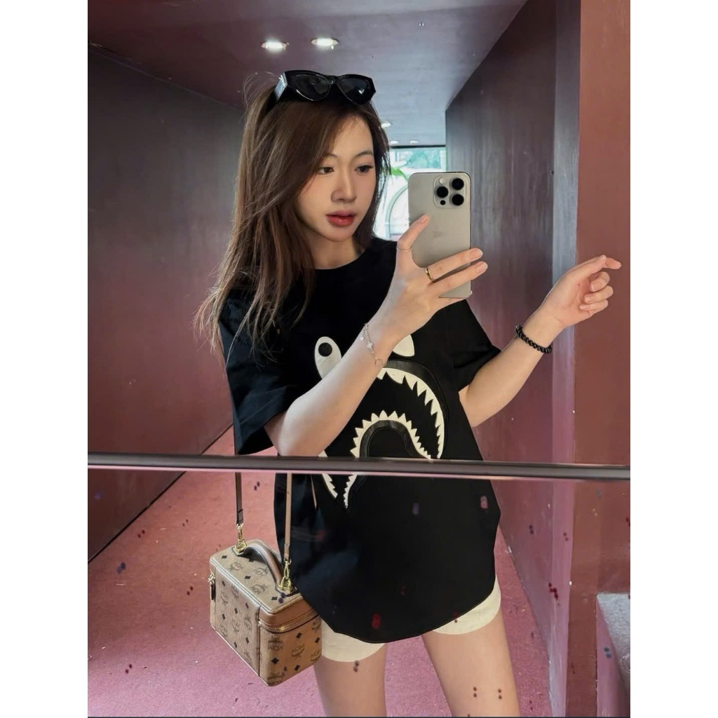 เสื้อยืด Bape Athing Hottrend รุ่นคุณภาพสูงมากมายพร้อมแท็กเต็ม วัสดุผ้าฝ้าย 100%