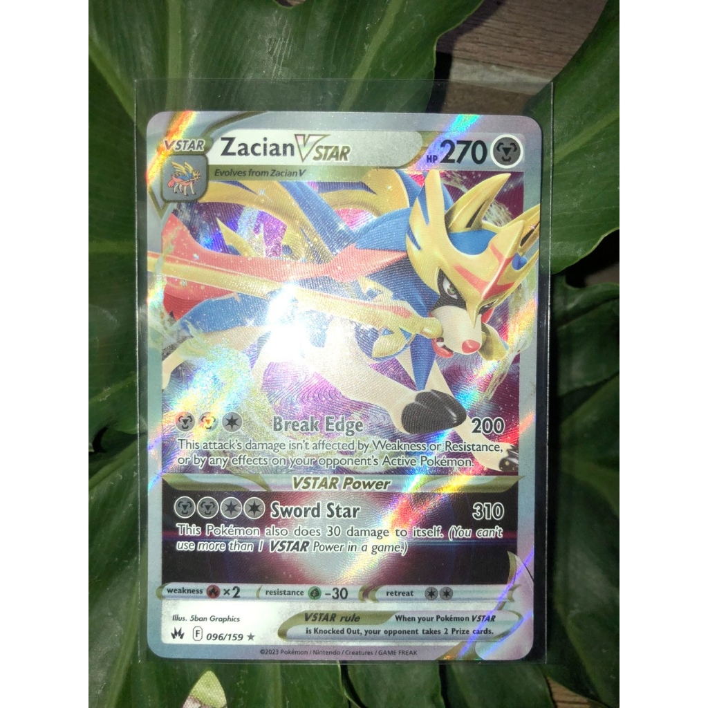 การ์ดโปเกมอน - TCG - Zacian VSTAR - 096/159