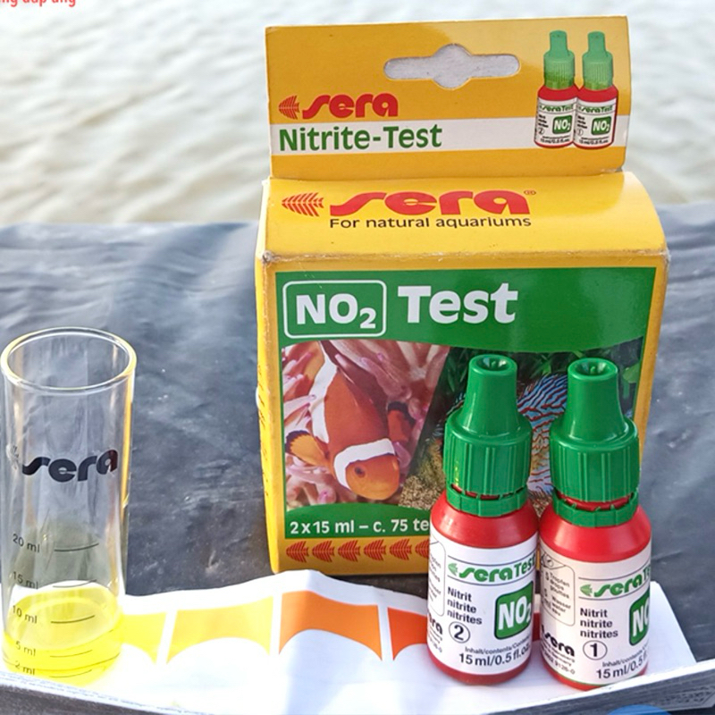 Test NO2 Sera Germany – Quick Test NO2 ในน้ําบ่อปลากุ้งและปลา