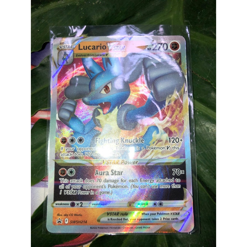 การ์ดโปเกมอน - TCG - Lucario VSTAR - SWSH214