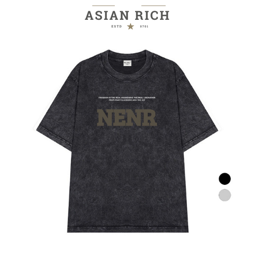 Wash Asian Rich Premium Tee Nenr Brown