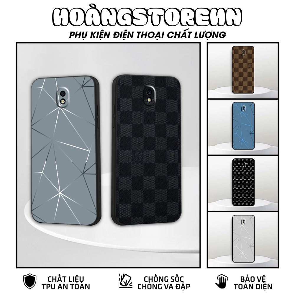 เคส Samsung J3 Pro / J5 Pro / J7 Pro / J7 Plus พิมพ์ลายสีเงินน้ําเงินสวยงามสุดๆ